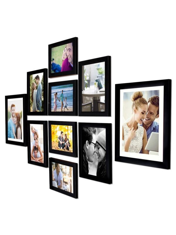 Arkid - Set of 10 Individual Black Wall Photo Frames - Image 2