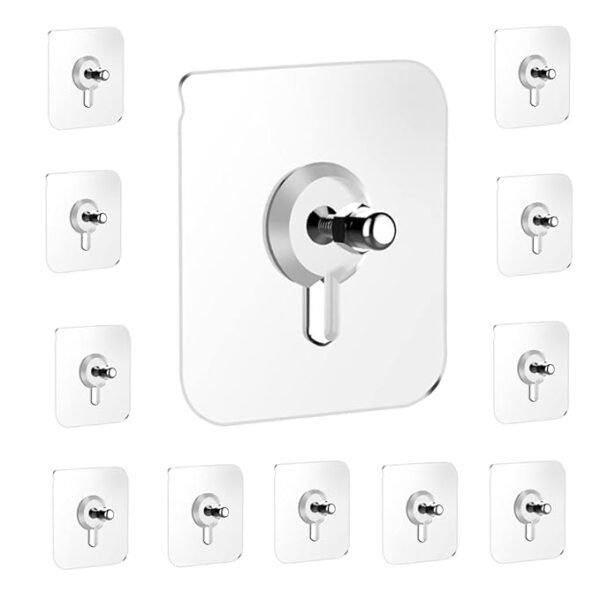 Adhesive Hooks Heavy Duty Wall Hooks (20pack)