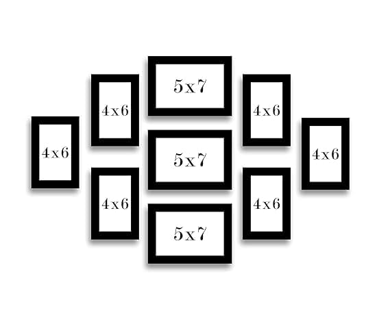 ARKID Photo Frame (Black,9 Photos)