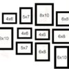 Wall Photo Frames (Set of 16 Photo frames)