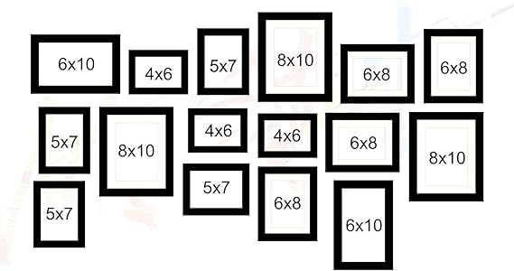 Wall Photo Frames (Set of 16 Photo frames)