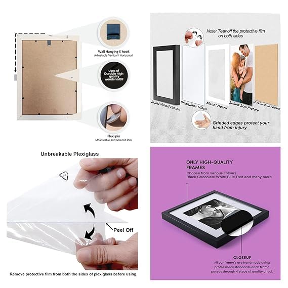 ARKID Photo Frame (Black,9 Photos)