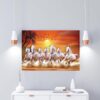 Lucky Seven Horses Running Poster