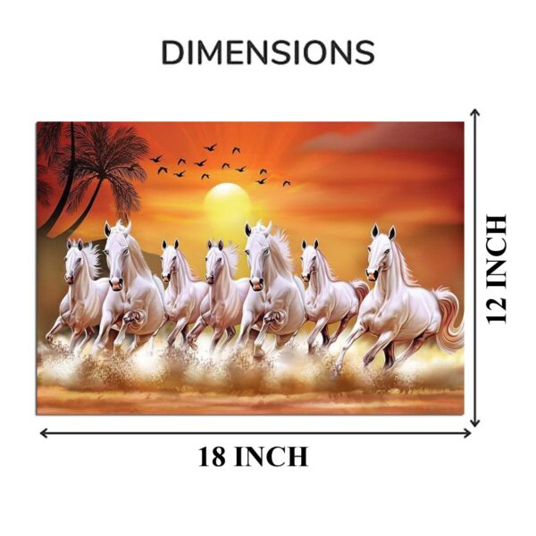 Lucky Seven Horses Running Poster