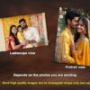 Acrylic Rectangular Photo Frame for Wall (12 x 8 Photo frame)