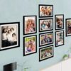 Arkid - Set of 10 Individual Black Wall Photo Frames